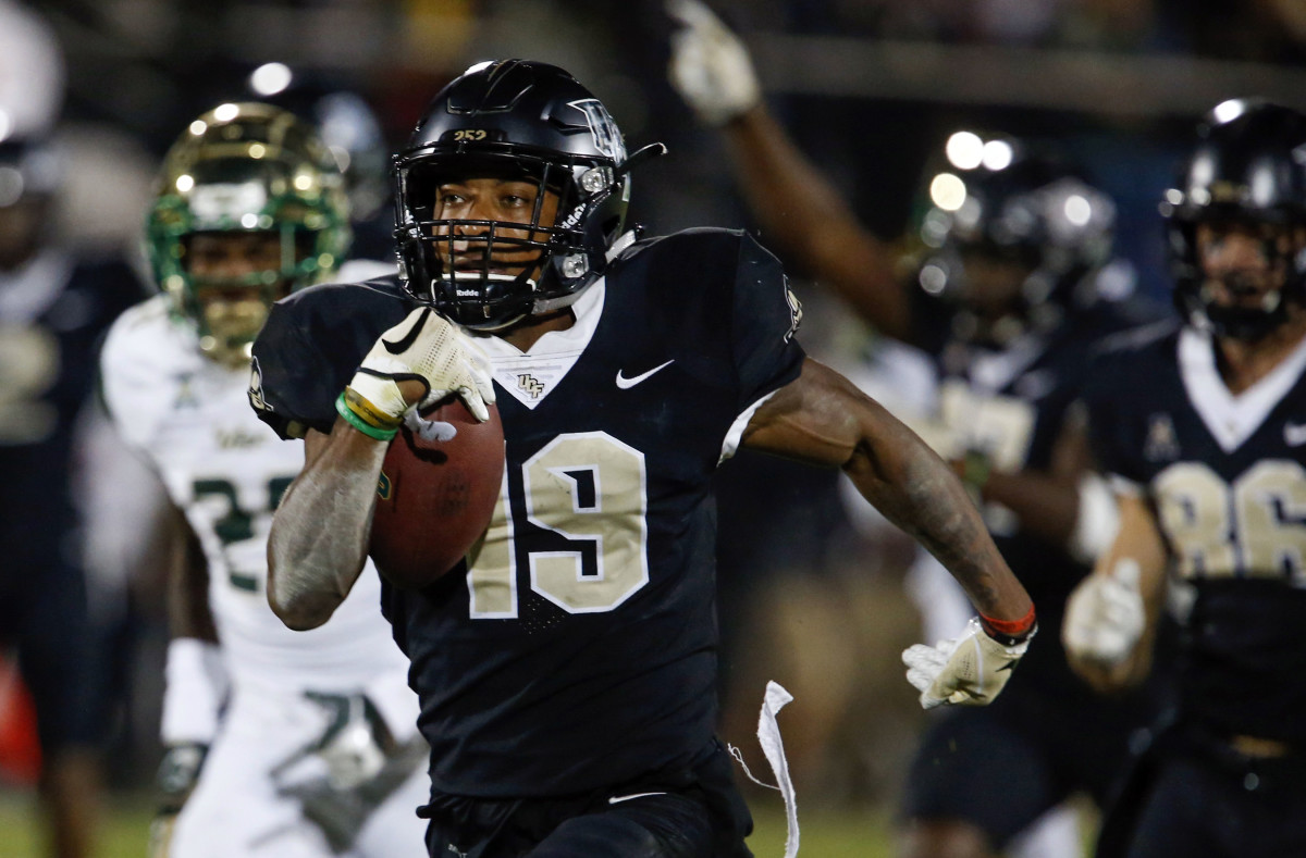 Mike Hughes was an electric return man for the Knights.